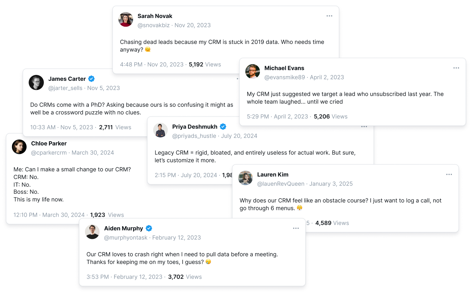 Common user frustrations with CRM systems