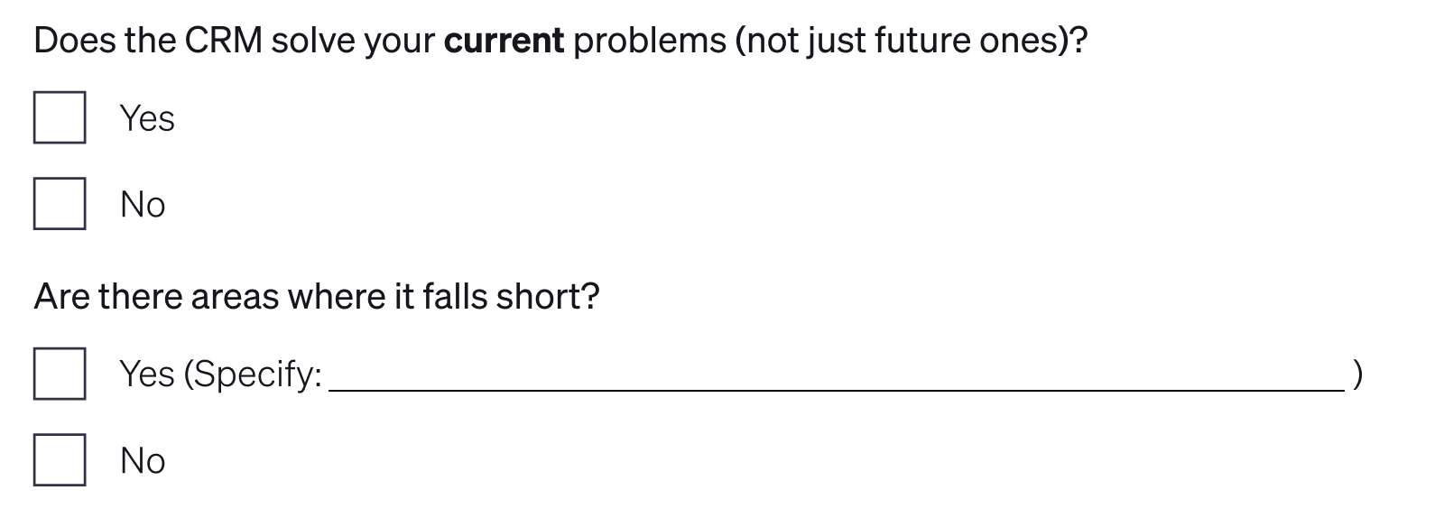 Problem solution fit